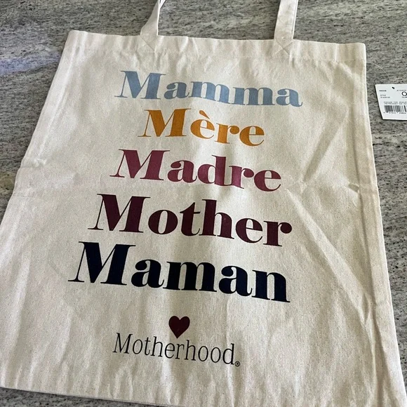 NWT Motherhood Maternity Mamma Tote Bag - Picture 2 of 2